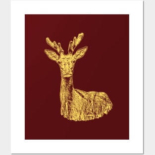 Red Deer Posters and Art